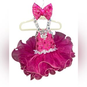 Baby 6/9 Month Pageant Gown Cupcake Dress